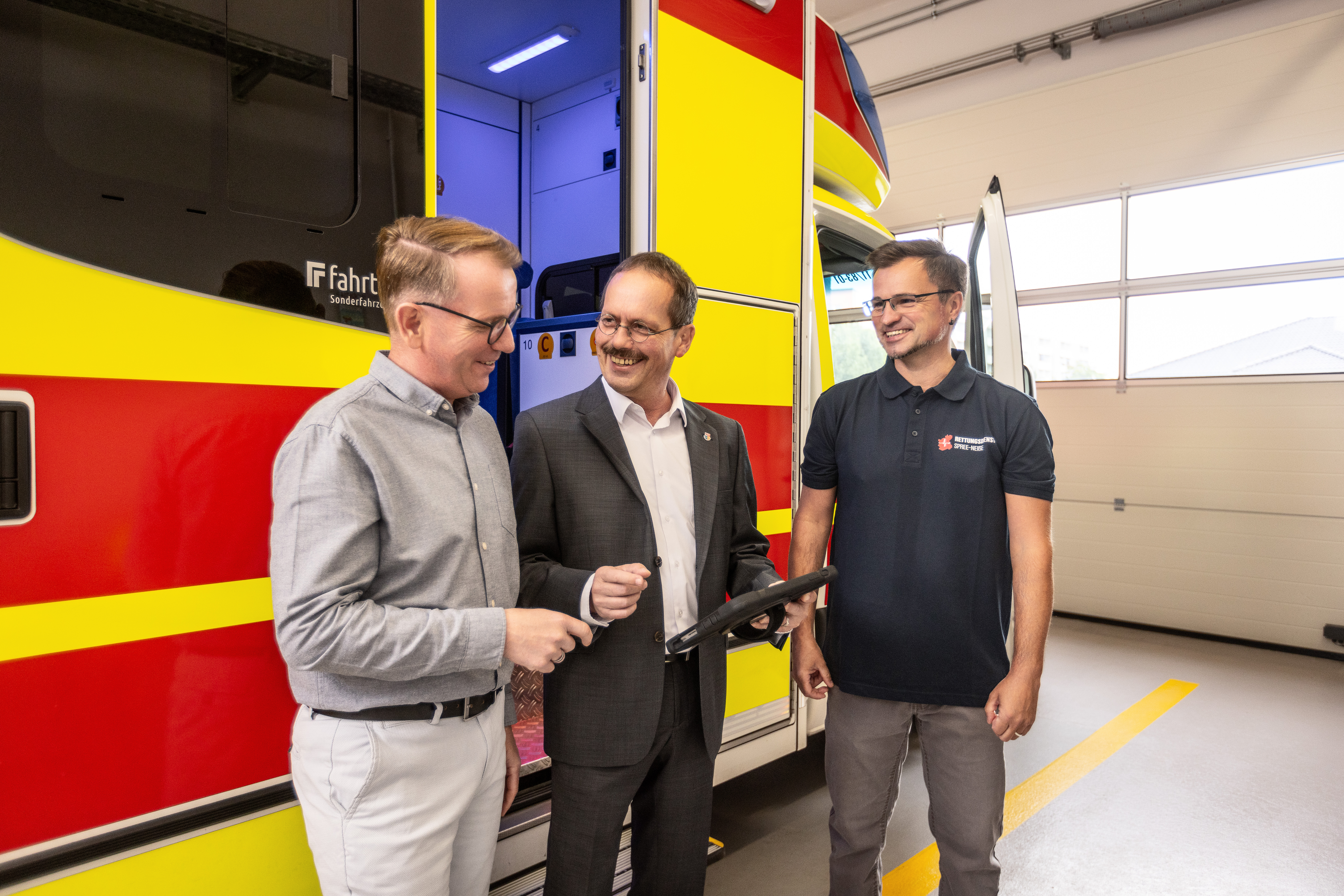 Die neue Software im Einsatz